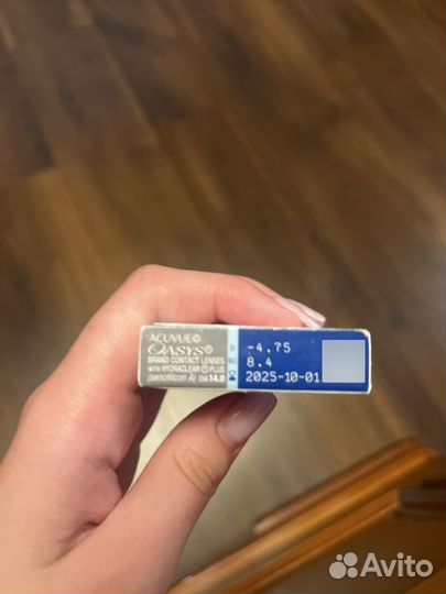 Линзы контактные acuvue oasys двухнедельные -4,75