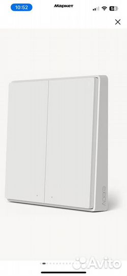 Беспроводной выключатель Xiaomi Aqara D1 (Zigbee)