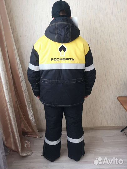 Спецодежда зимняя новая 46-48 + зимняя шапка