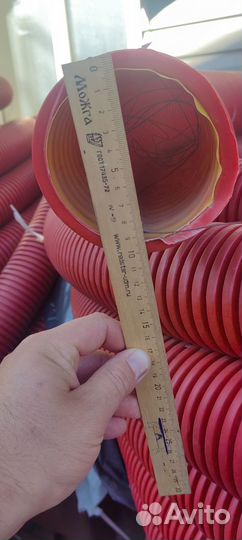 Гофрированная двустенная гибкая труба DKC d 110 с