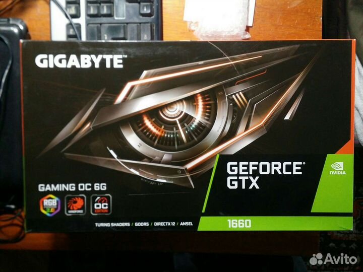 Коробки от видеокарт разные