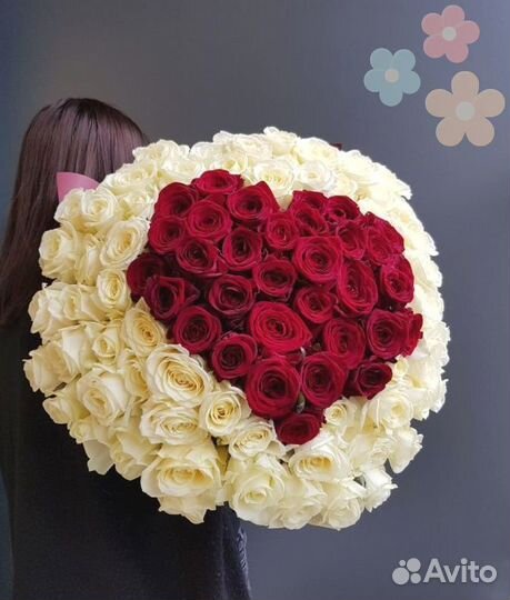 101 Роза цветы доставка 25 51 101 Роза