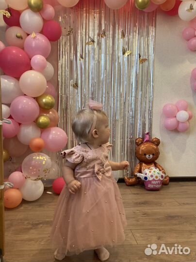 Платье на 1 годик, комплект