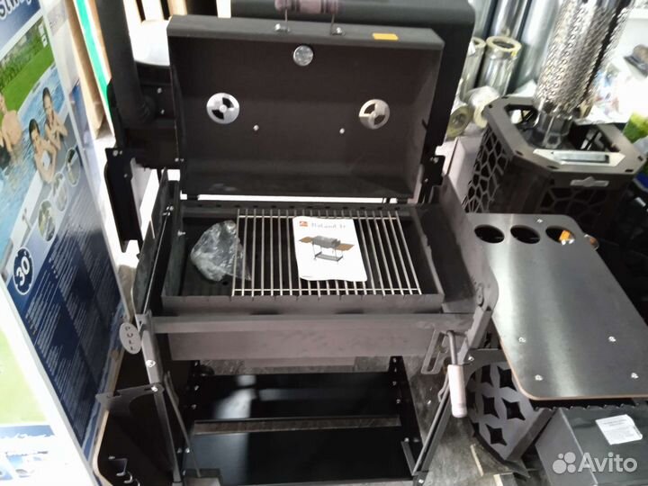 Казан чугунный с печкой