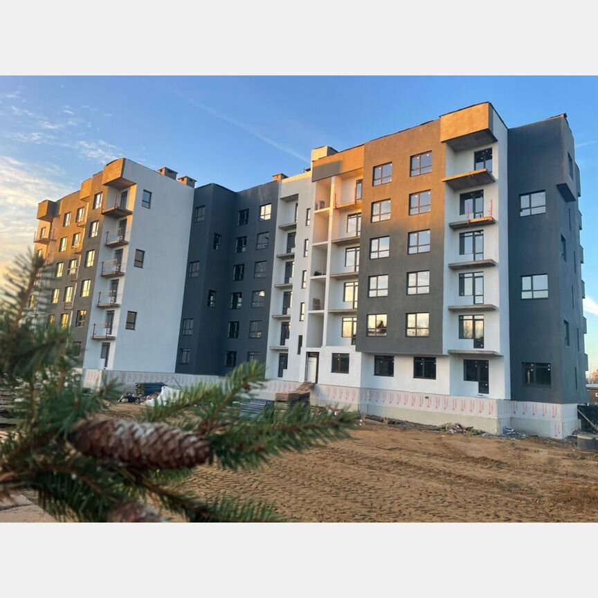 2-к. квартира, 39,3 м², 1/6 эт.