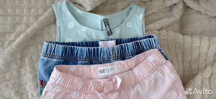 Одежда для девочки пакетом 104-110
