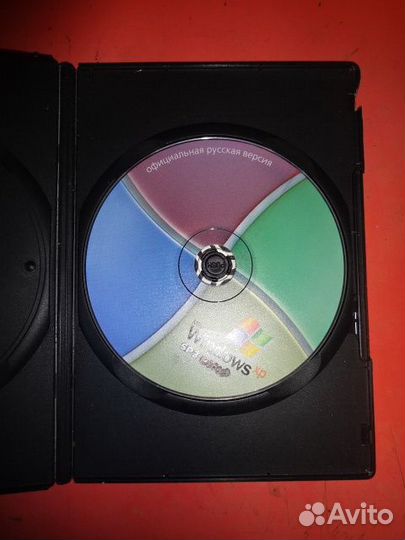 Диск DVD с установочной Windows XP