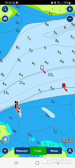 Карты глубин Navionics на смартфон,планшет Android