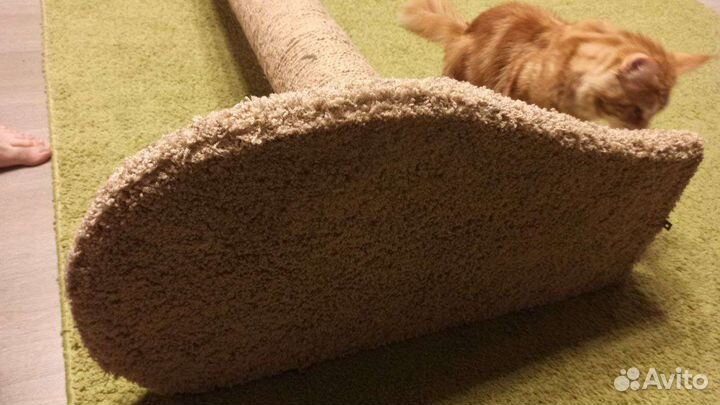 Когтеточка для кошки с лежанкой