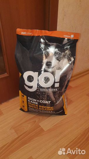 Корм GO Solutions для собак, со свежей уткой