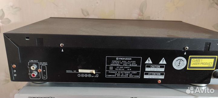 Cd проигрыватель pioneer PD-S502