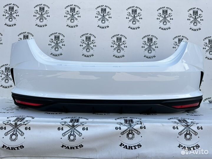 Бампер задний Hyundai Solaris 2 Рестайлинг в сборе