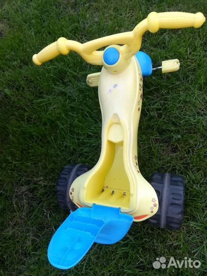Мотоцикл велосипед детский 3х колёсный