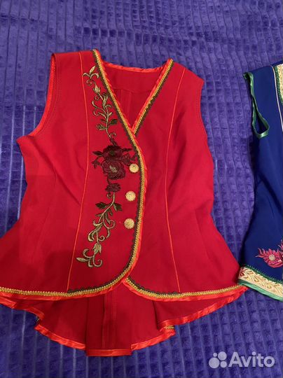 Костюм кубанской казачки жилет и юбка