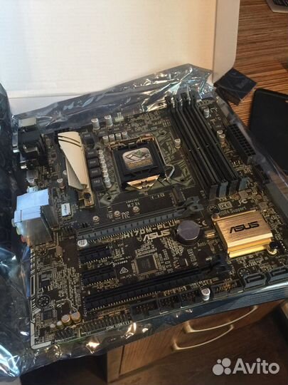Asus H170M-plus+intelcore i5 с доплатлй
