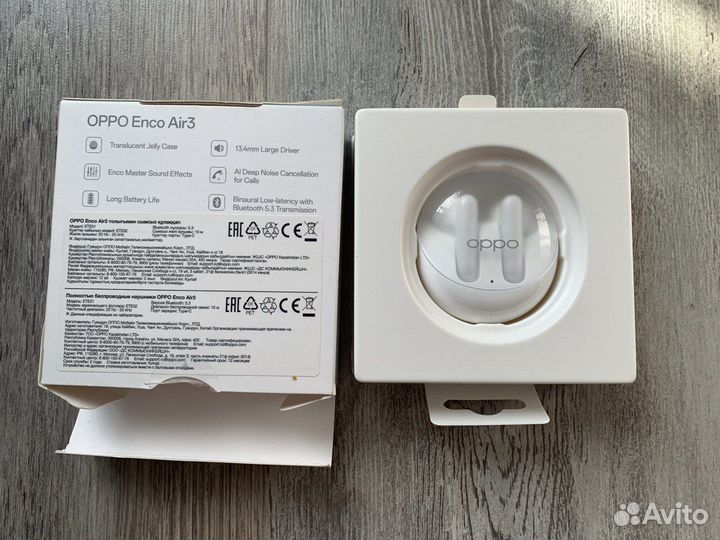 Наушники oppo Enco Air 3 White