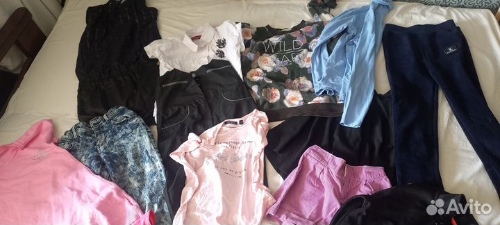 Пакет одежды девочку 8-10 лет