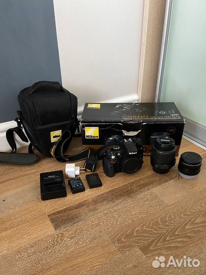 Nikon d5200 kit 18-55 + helios 44м-6