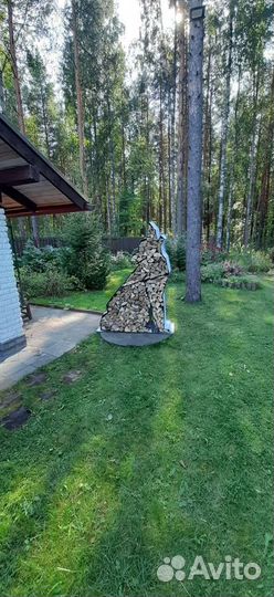 Дровница из пнд