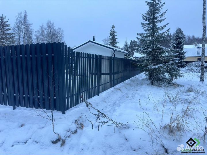 Заборы из профнастила