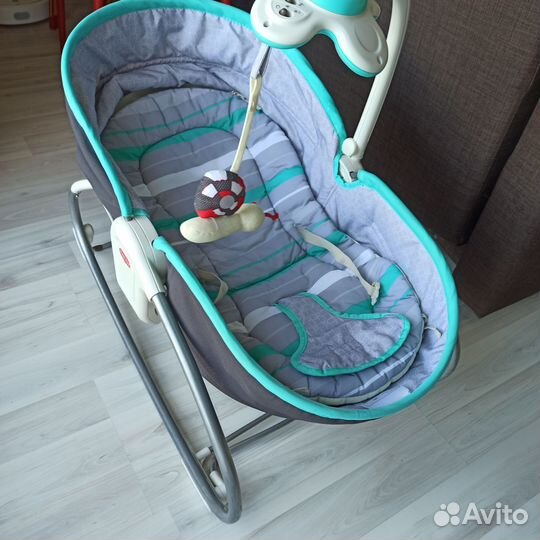 Люлька баунсер шезлонг tiny love
