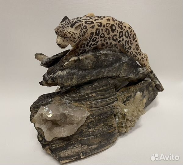 Статуэтка. Ручная работа. Снежный барс