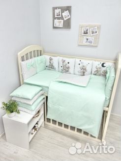 Бортики в кроватку для новорожденного