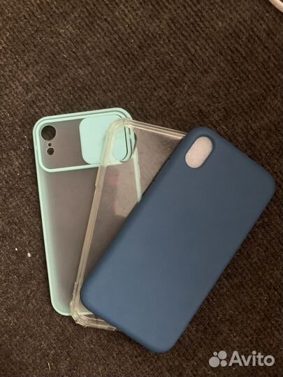 Чехлы+стекло на iPhone XR+Плёнка