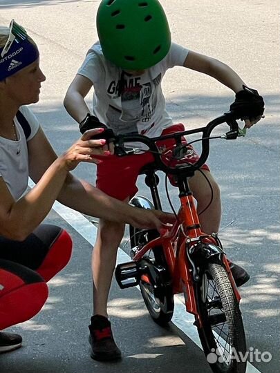 Обучение езде на велосипеде (Велотренер)