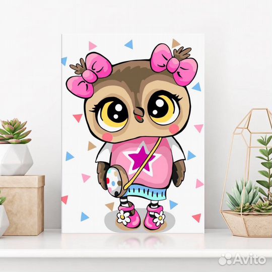 Картины по номерам Совушка