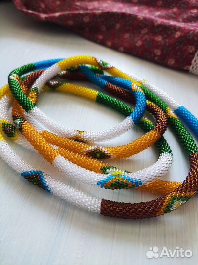 Жгут из бисера традиционное украшение