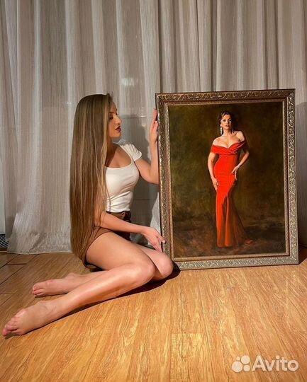 Портрет маслом по фото. Подарки ручной работы