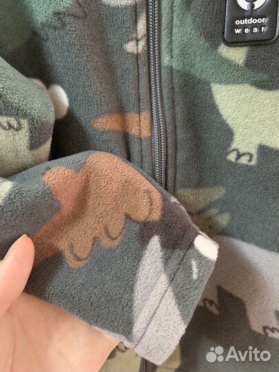 Флисовая кофта для мальчика crockid 98