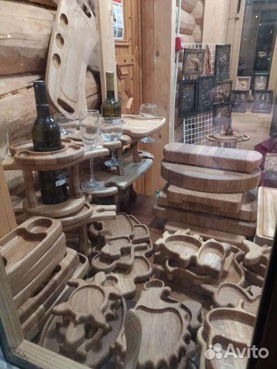 Разделочные доски, менажницы, подносы,винницы