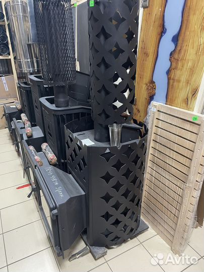 Печь чугунная для бани Этна з/к