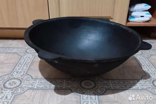 Казан чугунный большой узбекский 22 литра