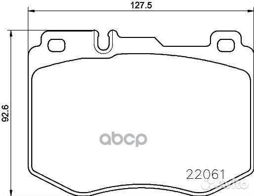 Колодки mercedes C-class, E-class, GLC 14- P50