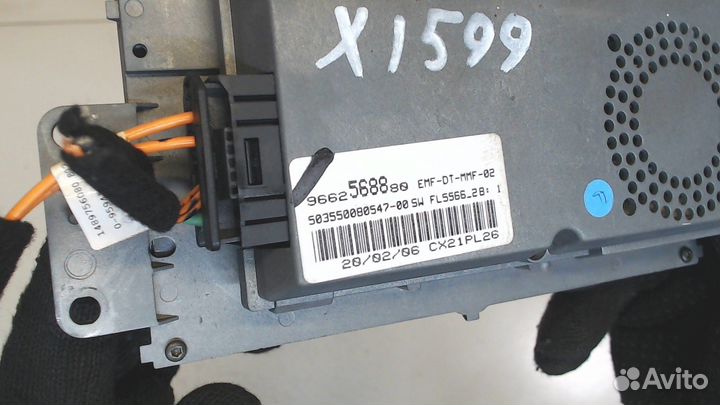 Дисплей мультимедиа Peugeot 407, 2007