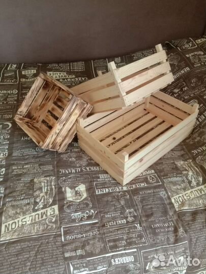 Ящики деревянные для хранения