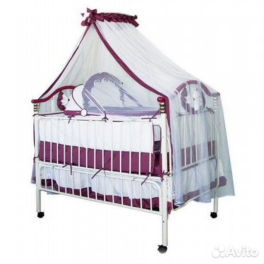 Детская кроватка металлическая
