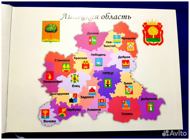 Книга-фотоальбом Красота Липецкого края. Тяжелая