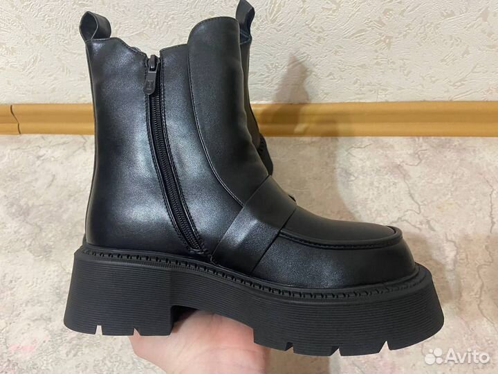 Ботинки челси женские зимние