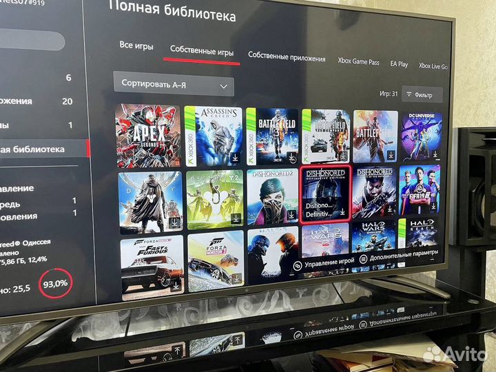 Xbox One 500GB / Black / Игры