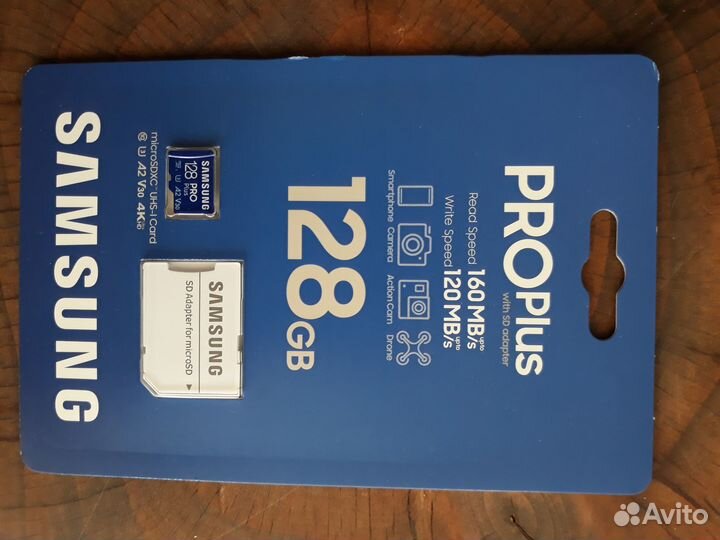 Карта памяти microsdxc Samsung PRO Plus 128GB