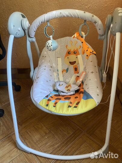 Детские электронные качели для новорожденных