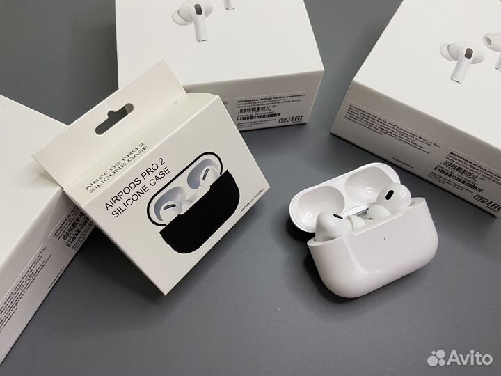 Airpods pro 2 premium с регулировкой громкости