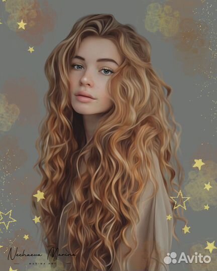 Арт ретуш/портрет по фотографии на заказ(цифровой)