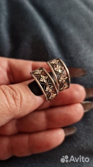 Серебряные серьги