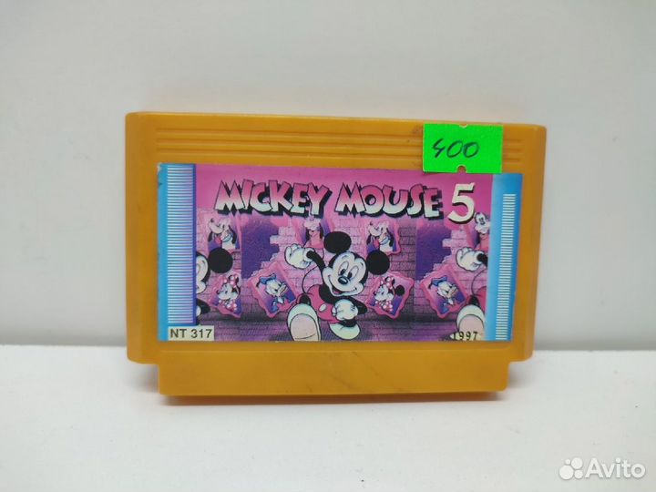 Картридж Mickey mouse 5 для Dendy 8bit