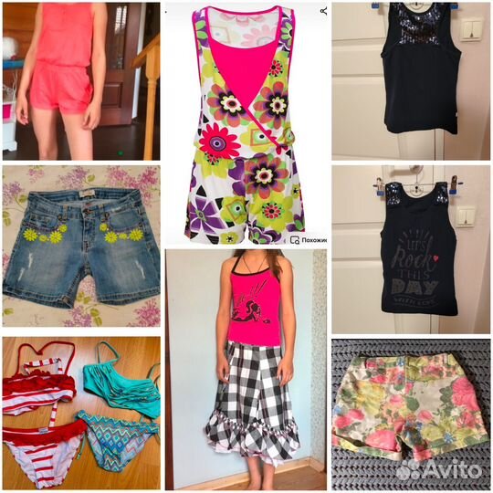 Одежда для девочки пакетом, 146-152